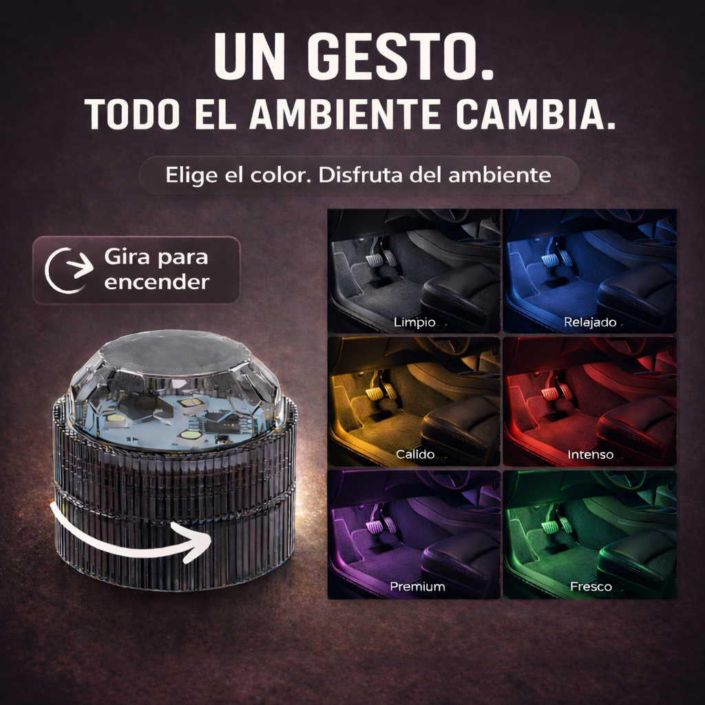 Luces LED RGB para Coche
